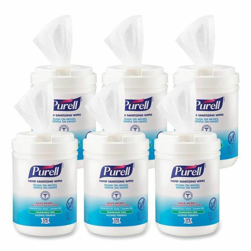 Premoistened Sanitizer Wipes 6X7 White, Carton Of 1050