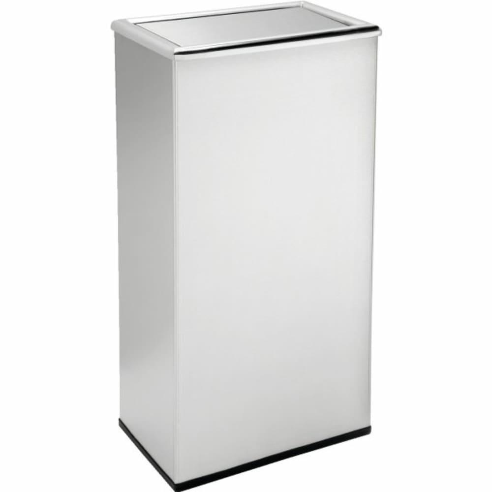 Products 13.5 Gallon Stainless Steel Rectangular Trash Can (Silver)