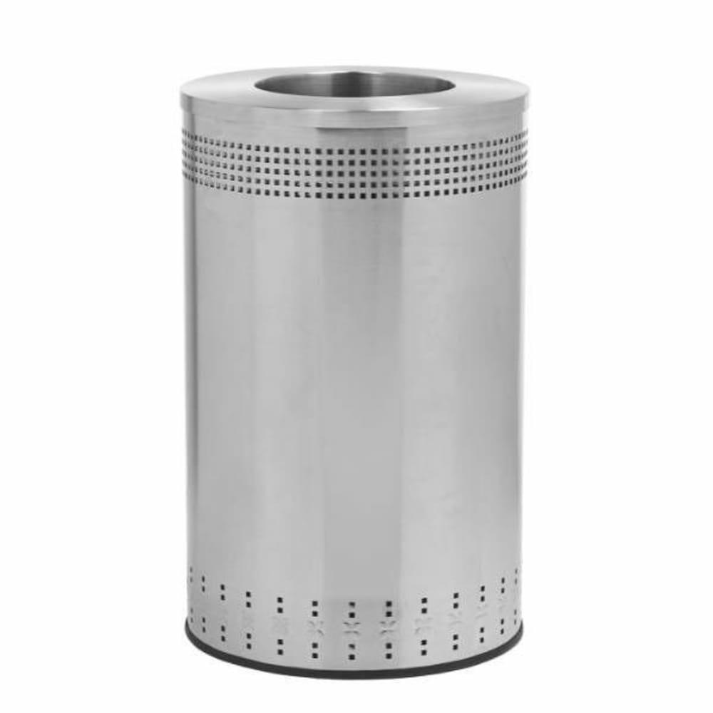 Products 45 Gallon Imprinted Waste Receptacle Stainless Steel