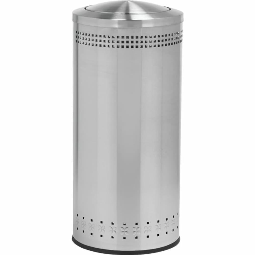 Products Precision Imprinted 360 25 Gallon Trash Can W/ Swivel Lid (Stainless Steel)