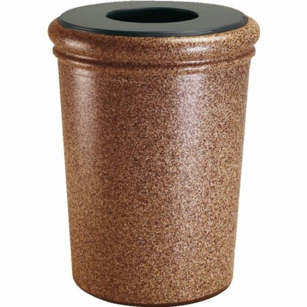 Products Stonetec 50 Gallon Round Trash Can (Sedona)