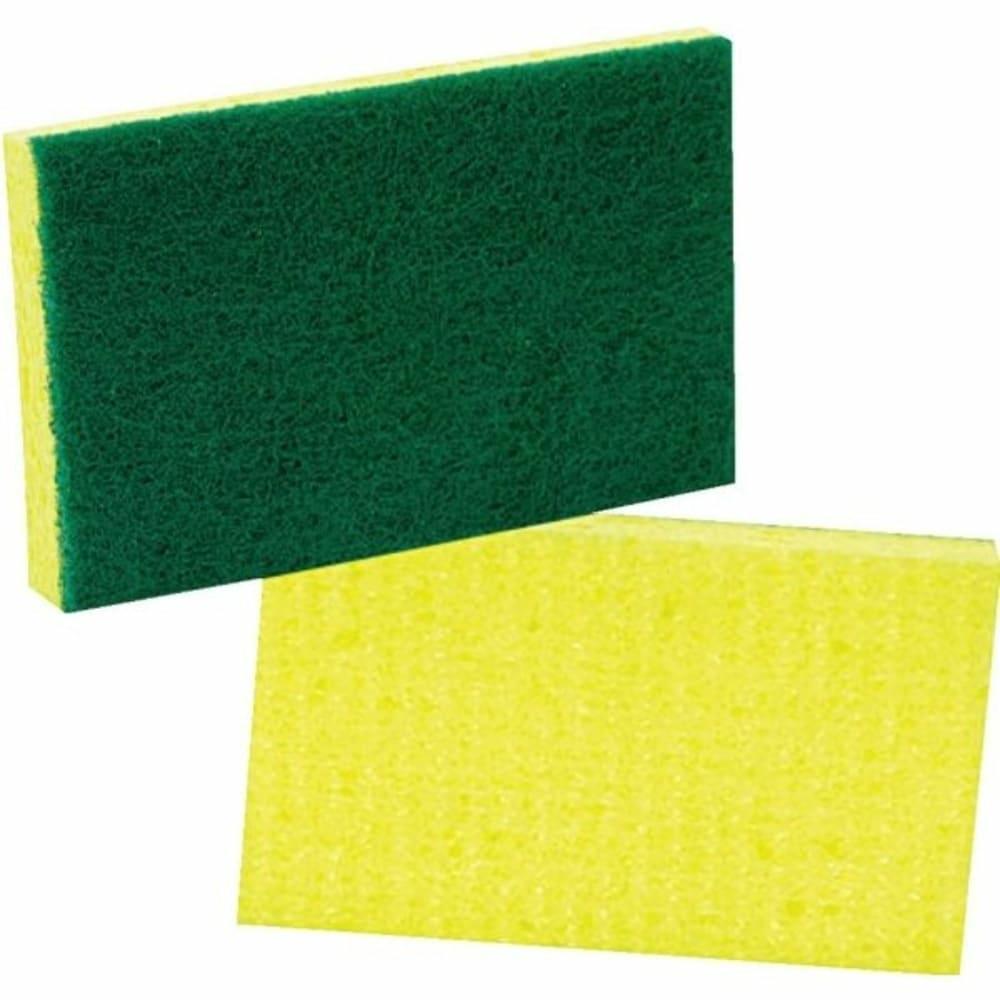 Professional Scrubbing Sponge, 3 1/2 X 6 1/4, Package Of 10