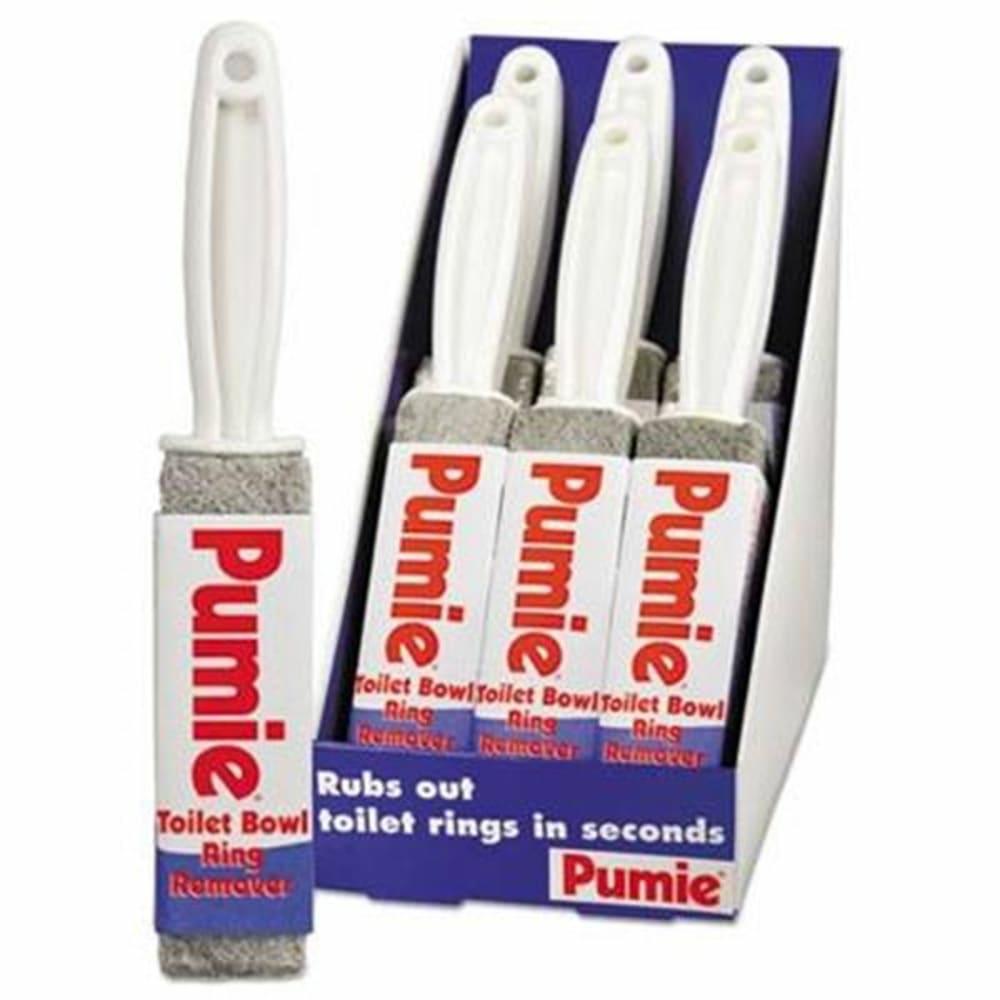 Pumice Toilet Bowl Ring Remover W/ Handle (6-Carton) (Gray)