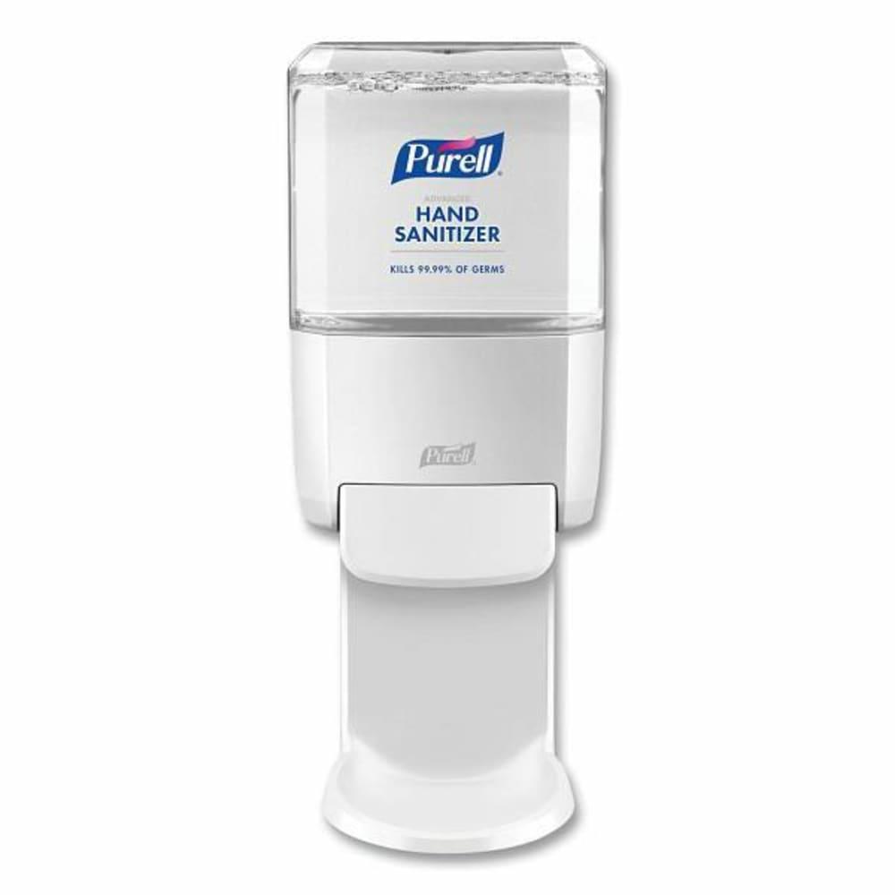 Push-Style Liquid Hand Sanitizer Dispenser (White)