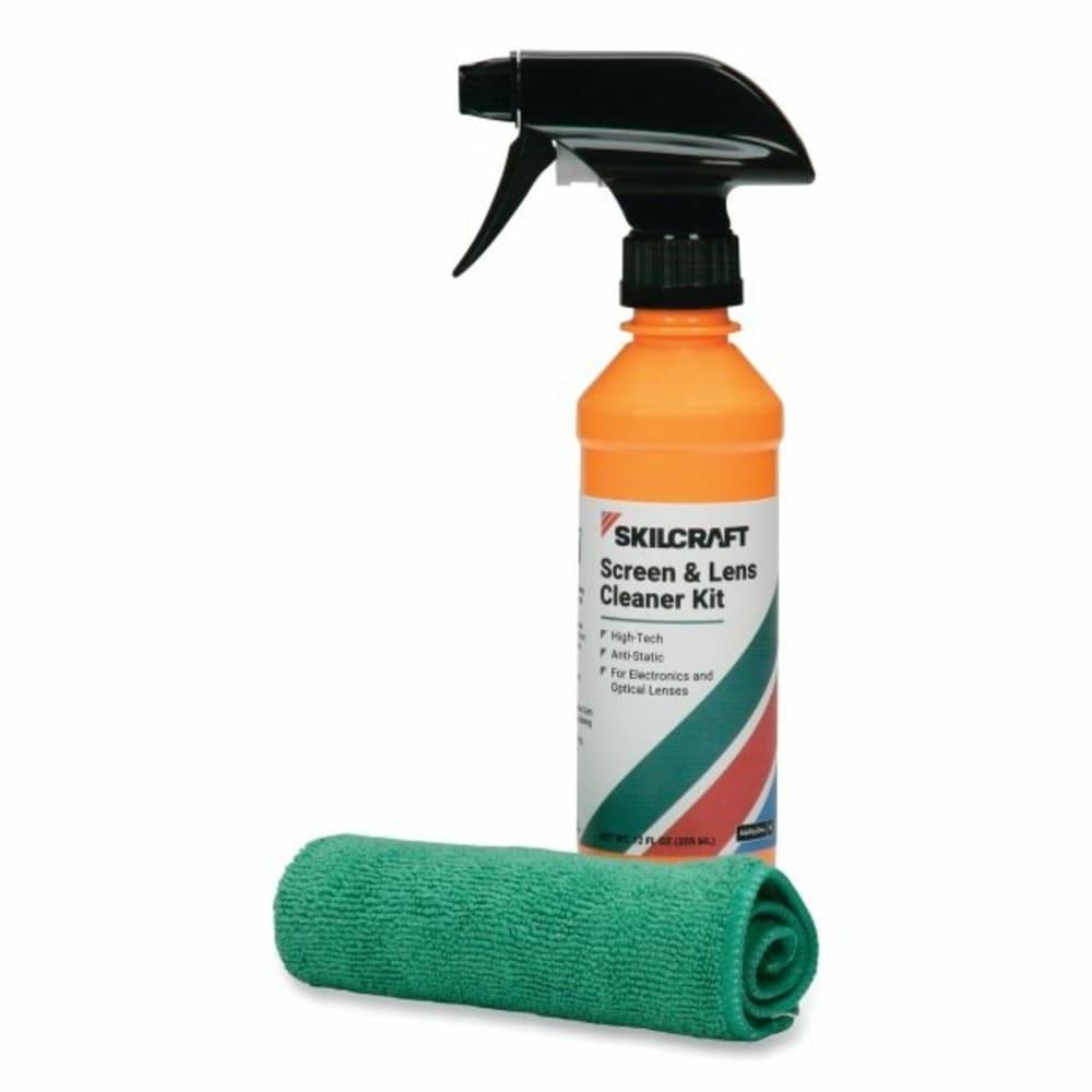 Screen And Lens Cleaner Kit 12 Oz Spray/Microfiber Cloth