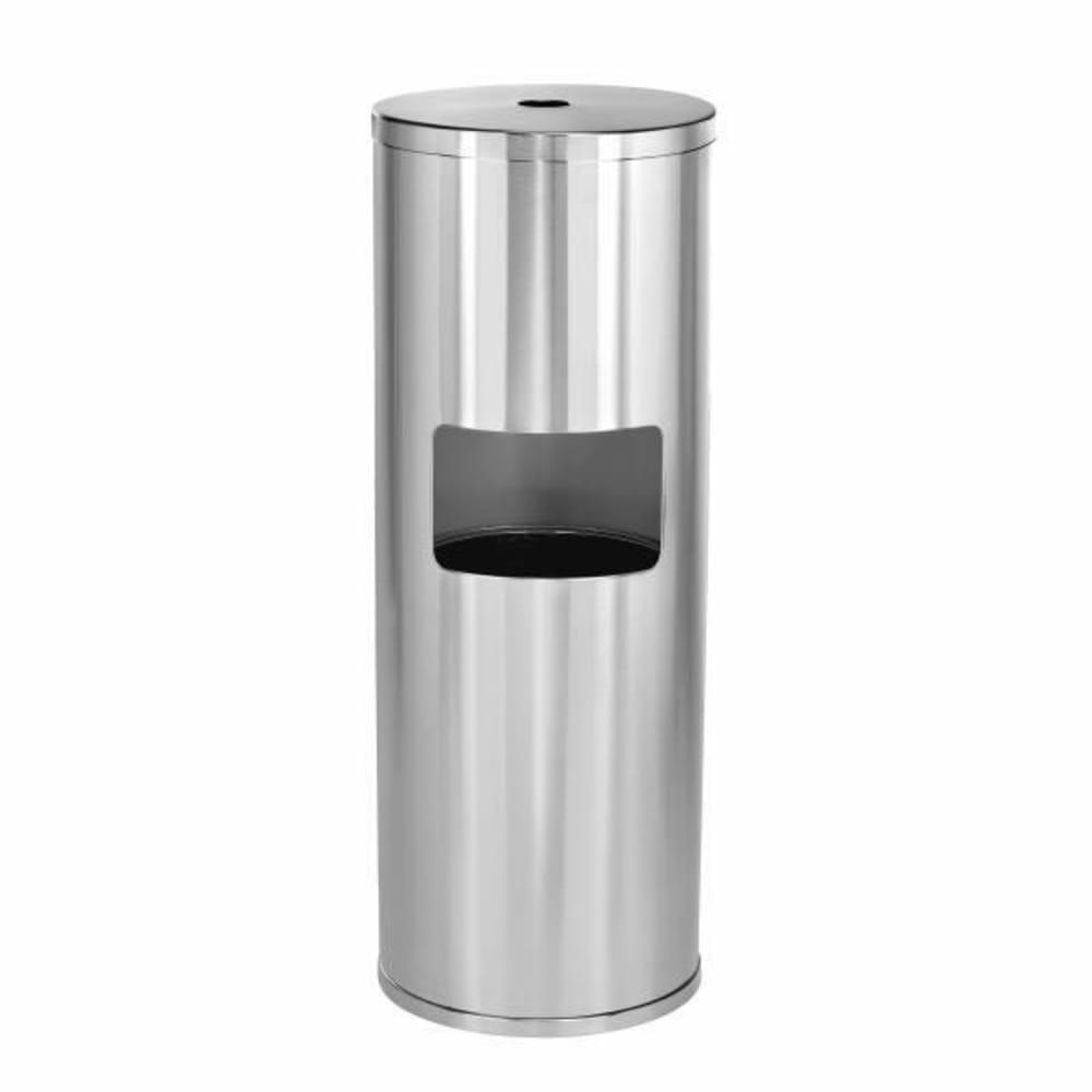 Stainless Steel Built-In Gym Wipe Dispenser Trash Can