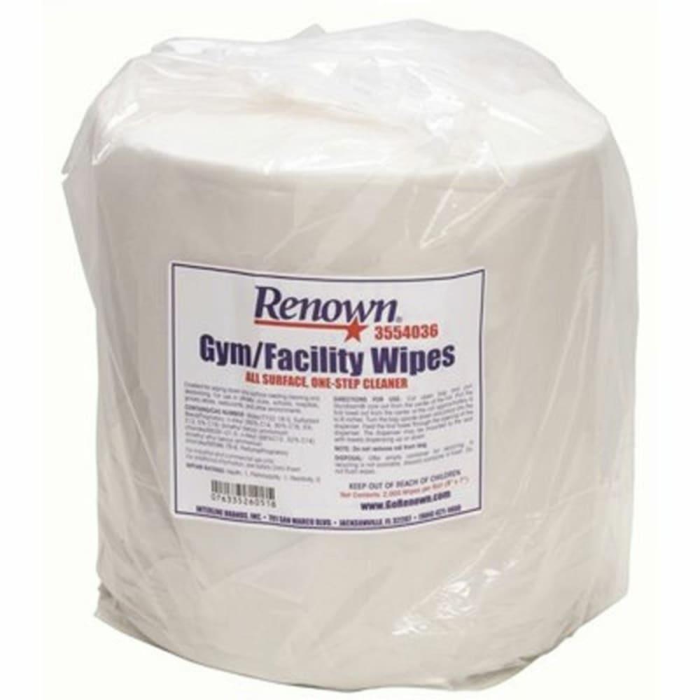 Surface Cleaning Facility Gym Wipe Rolls 2000 Count 2 Pack