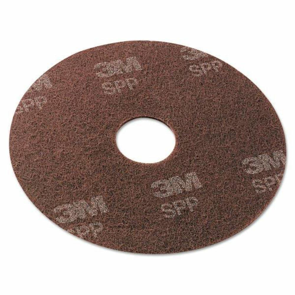 Surface Preparation Pad, 13″ Diameter, Maroon, Carton Of 10