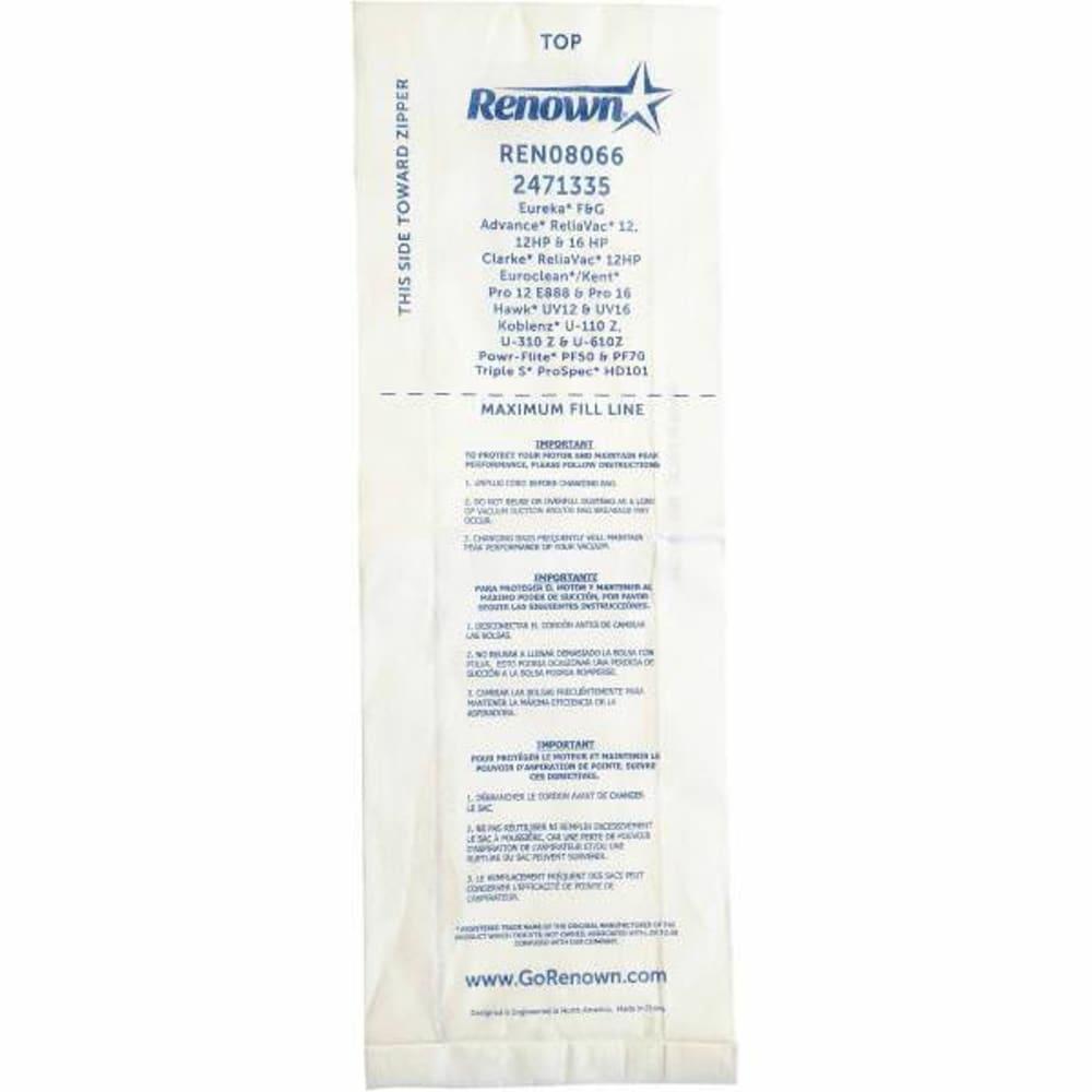 Vacuum Bag For F&G. Case Of 36