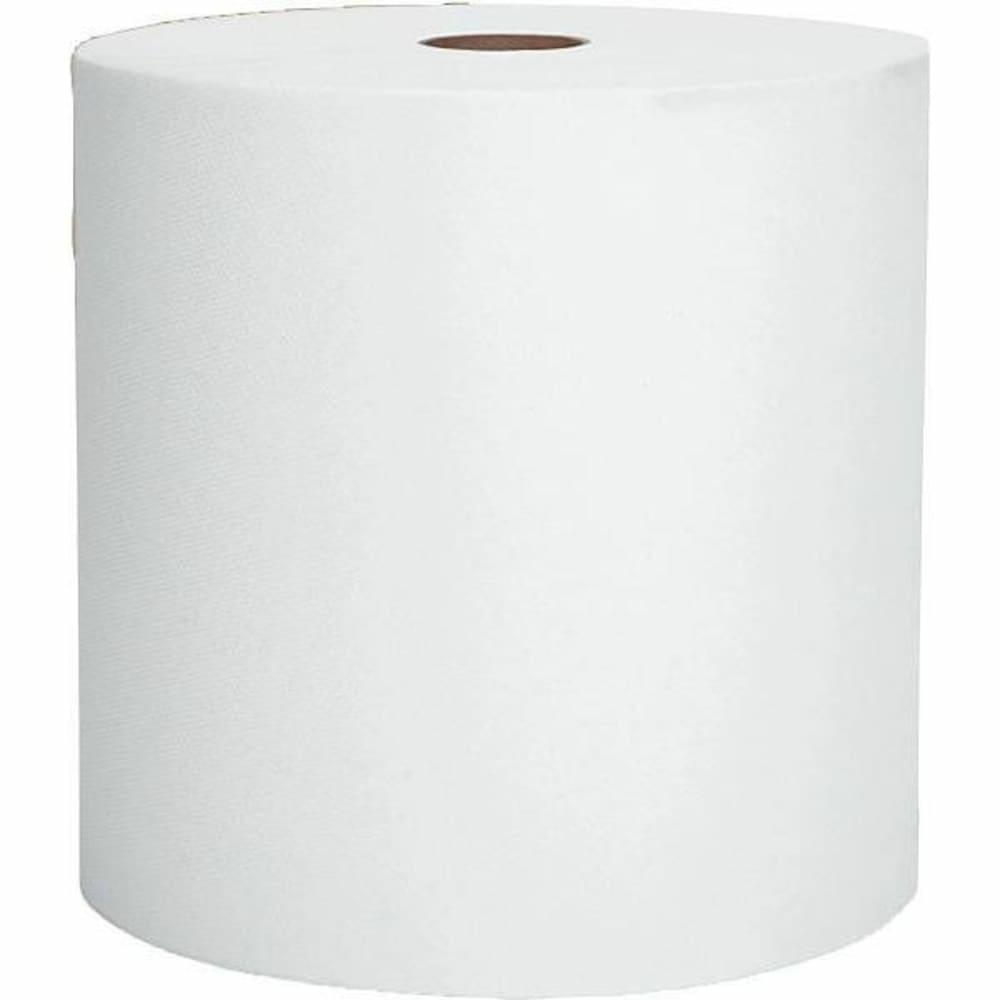 White High Capacity Hard Roll Paper Towels (12 Rolls/Case, 1,000’/Roll)