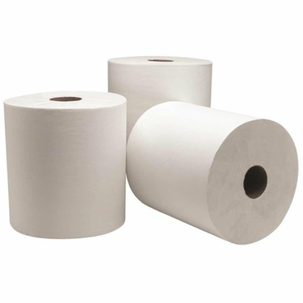 White High Capacity Hardwound Paper Towels 1000/Roll Case Of 6