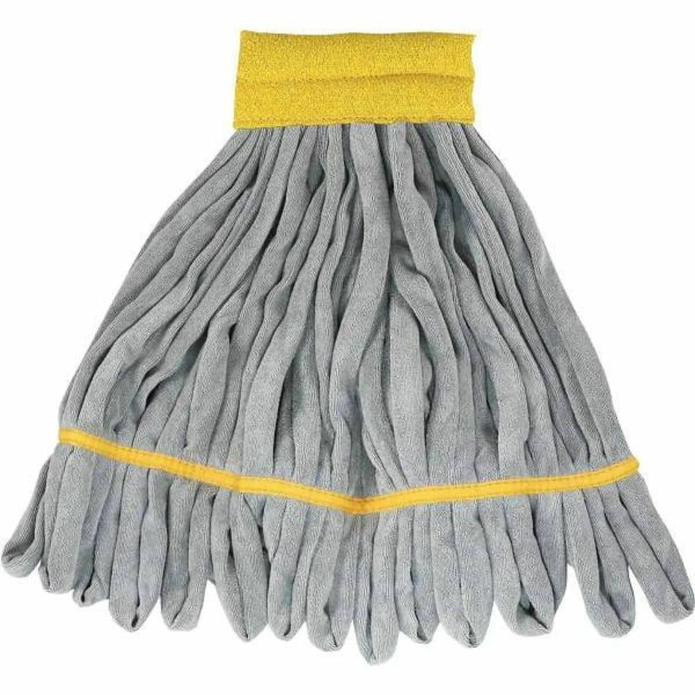 16 Oz. Smartcolor Yellow Heavy-Duty Microfiber String Mop