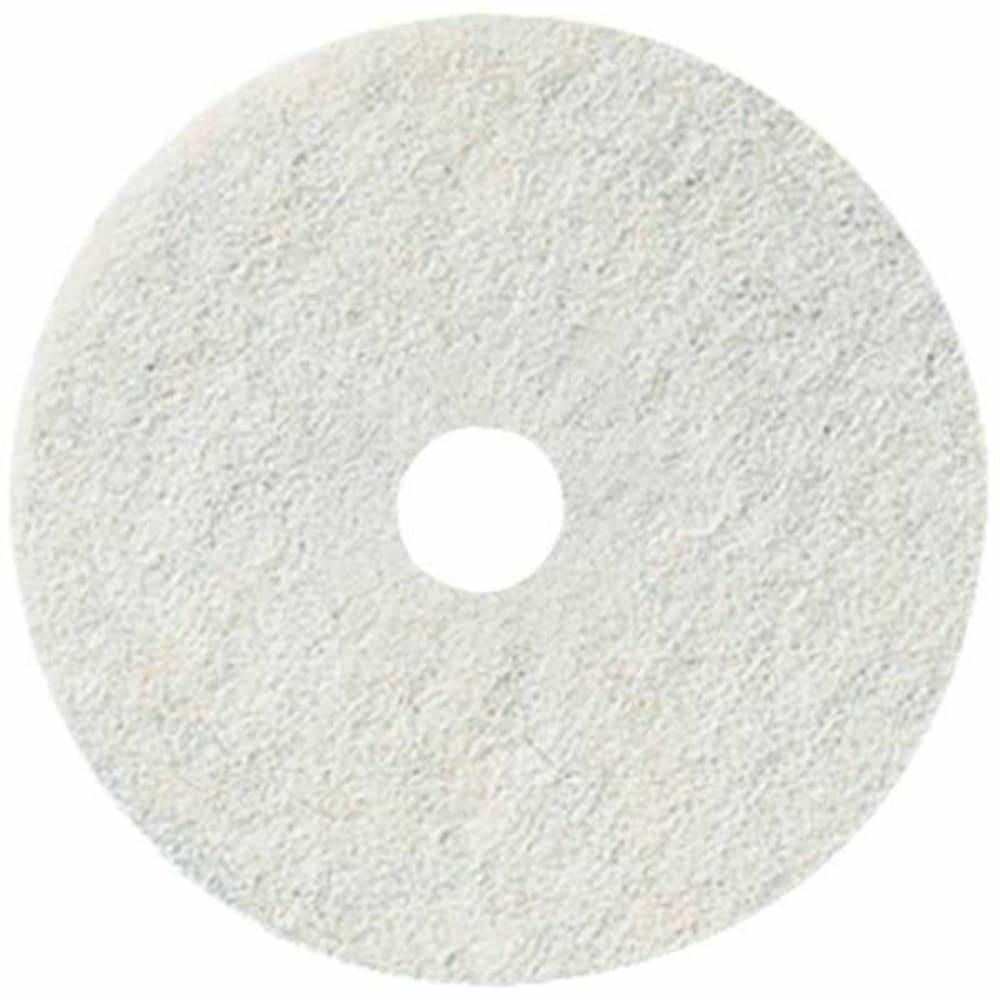 19″ White Polishing Floor Pad Case Of 5