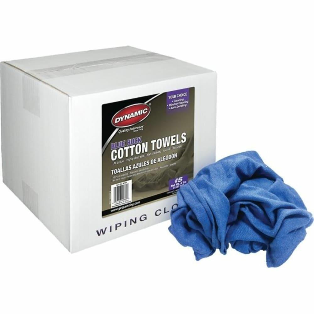 40425 #5 4 Lb Box Blue Huck Cotton Towel